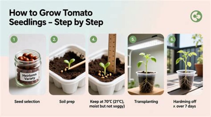 How do you grow tomatoes from seeds step by step