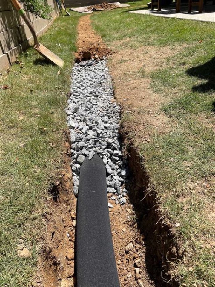 How do you install a French drain