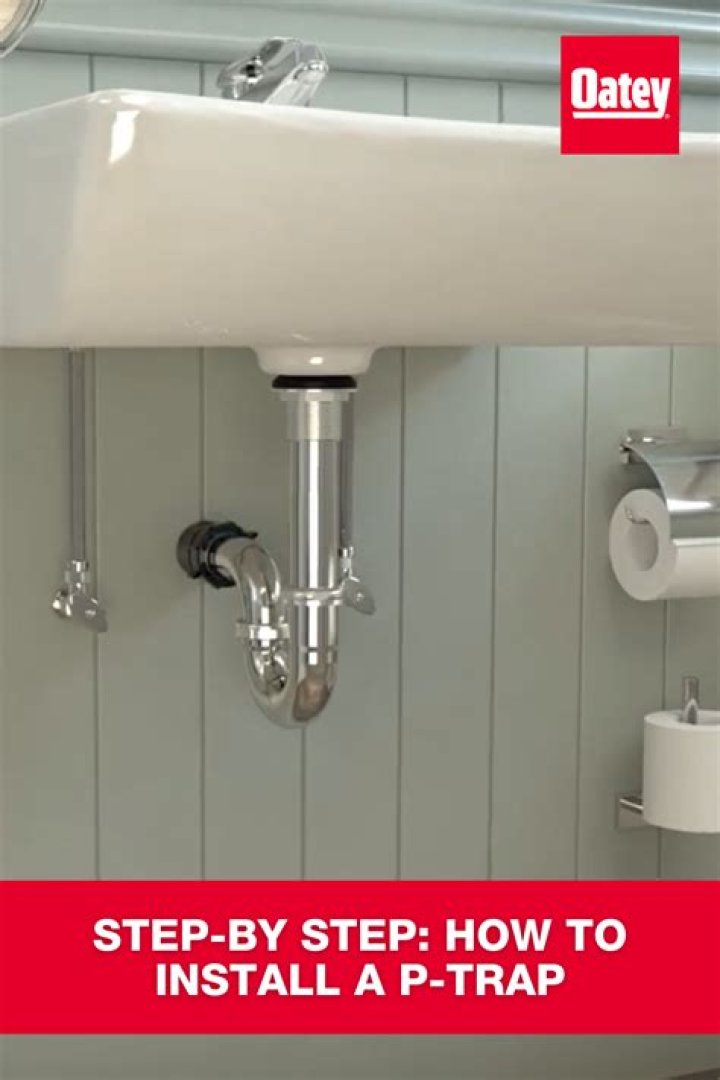 How do you install a pee trap in a bathroom sink