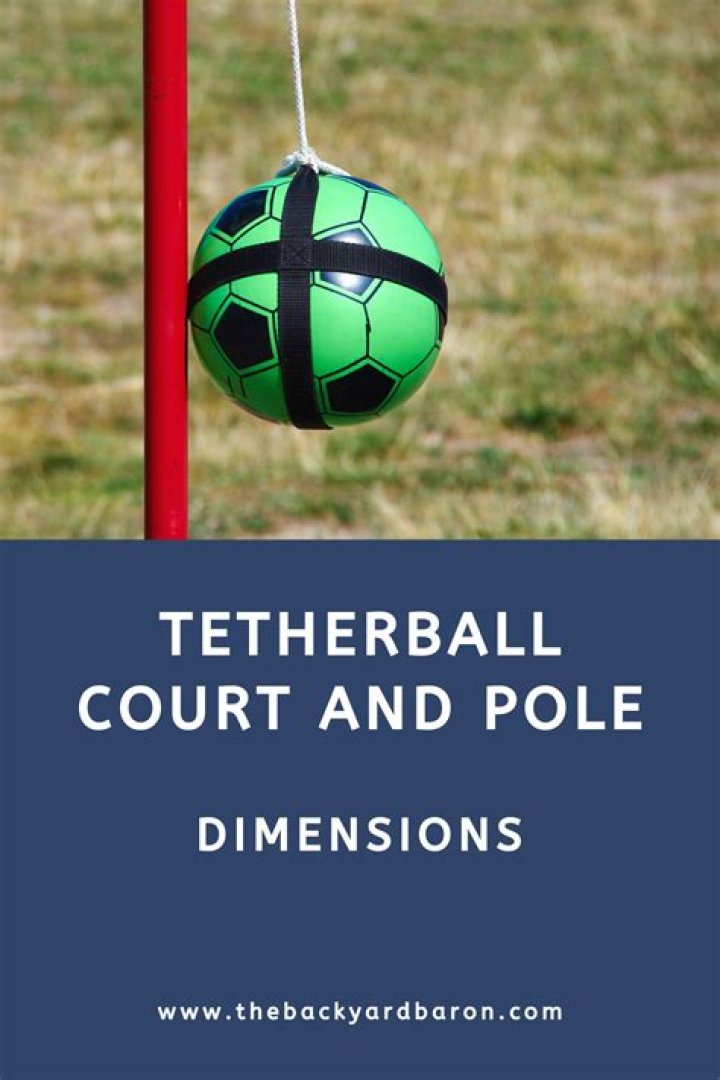 How do you install a tetherball pole