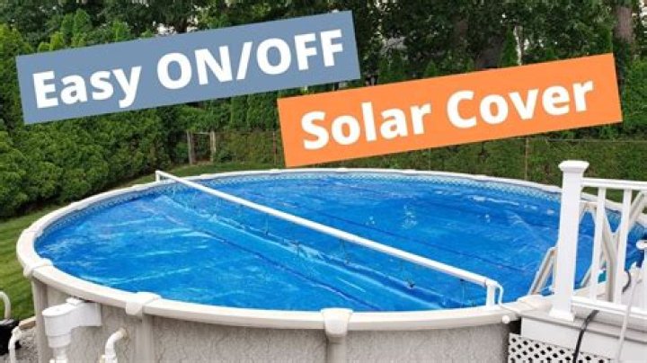How do you install an above ground pool solar cover