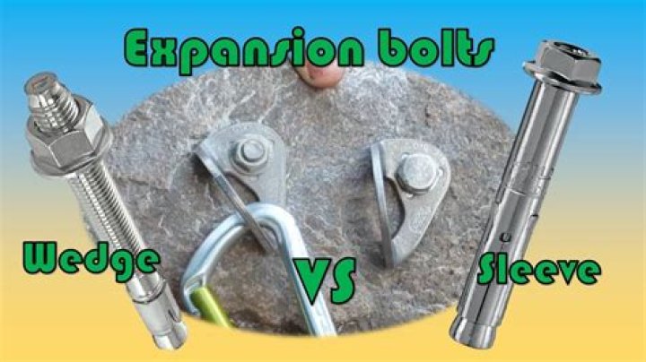 How do you install expansion bolts in drywall