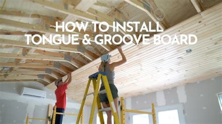 How do you install tongue and groove planks