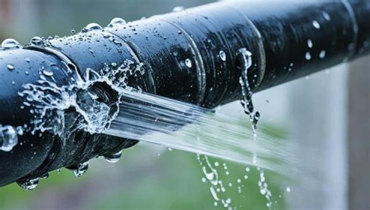How do you know if a pipe has burst in the ground