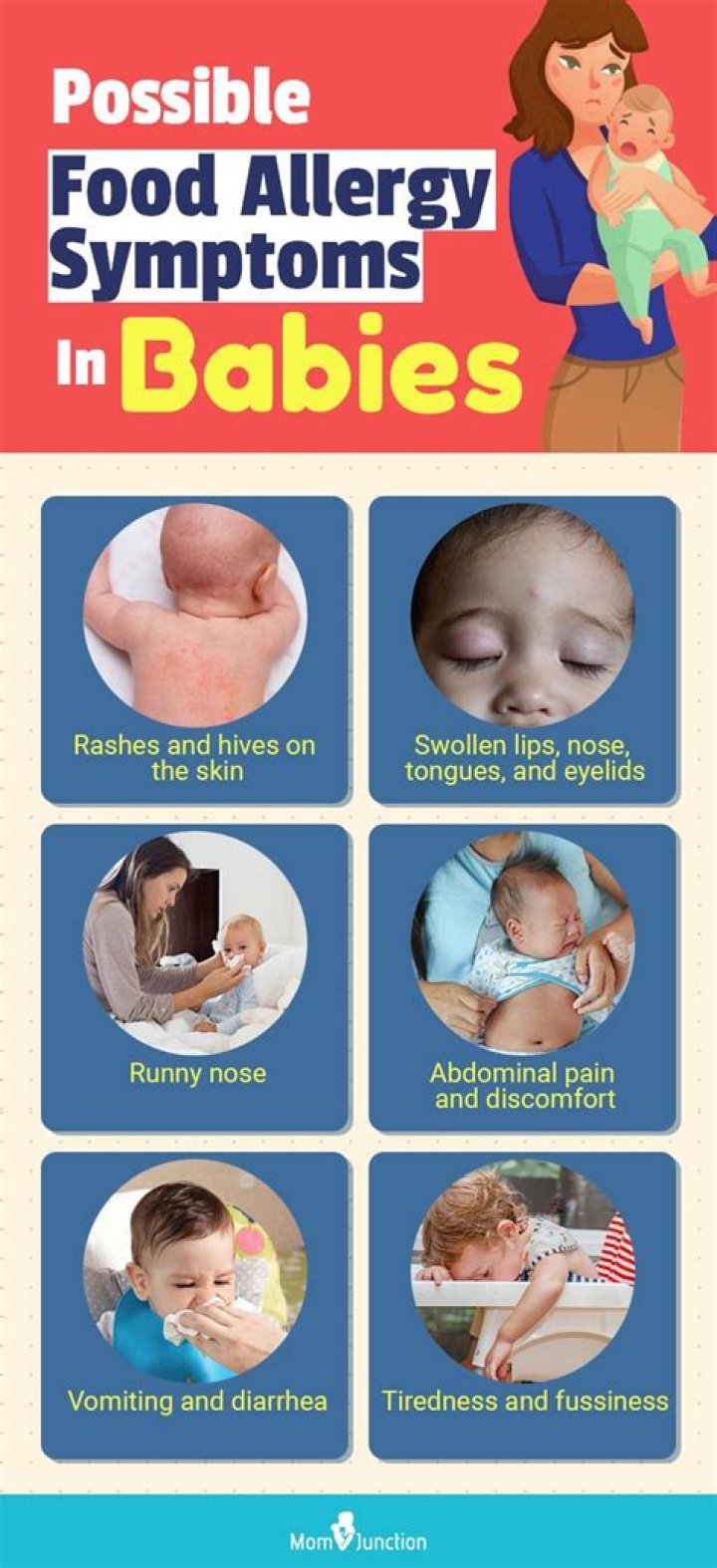 How do you know if your baby is allergic to food