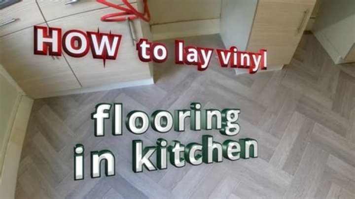 How do you lay felt backed vinyl flooring