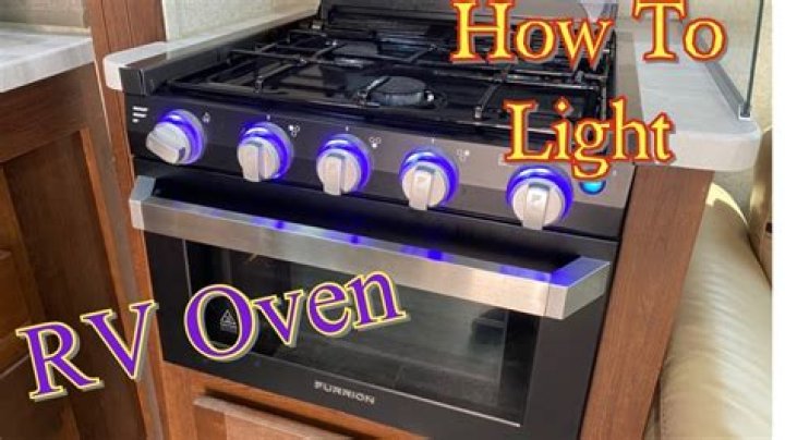 How do you light a propane RV oven