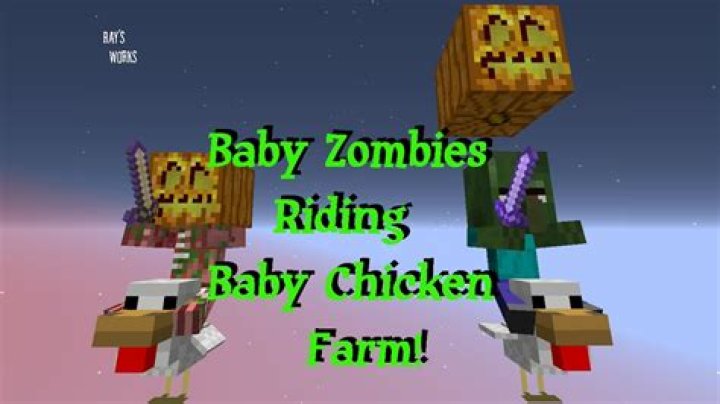 How do you make a baby zombie ride a chicken