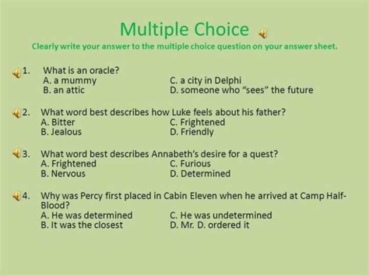 How do you make a fun multiple choice question