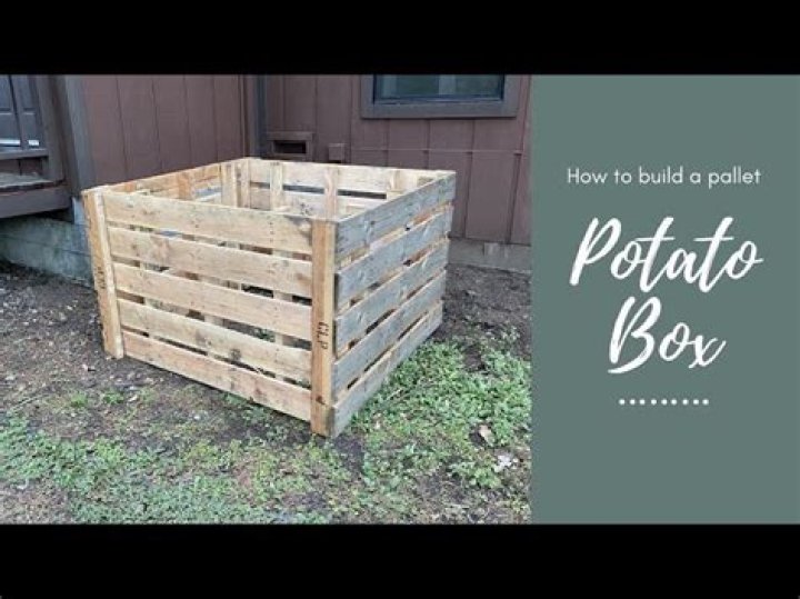 How do you make a potato box out of pallets