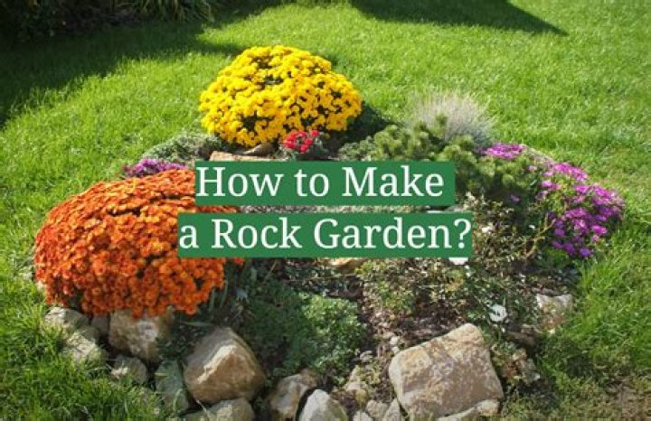 How do you make a rock garden on a slope