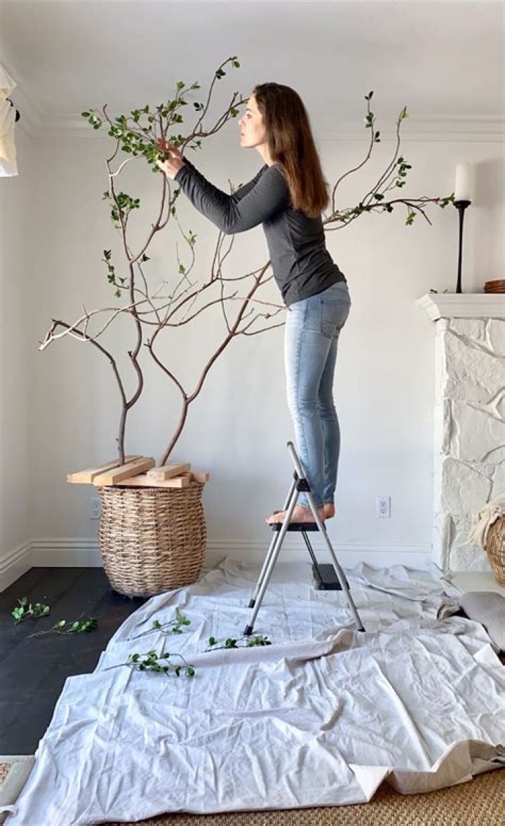 How do you make fake trees look real