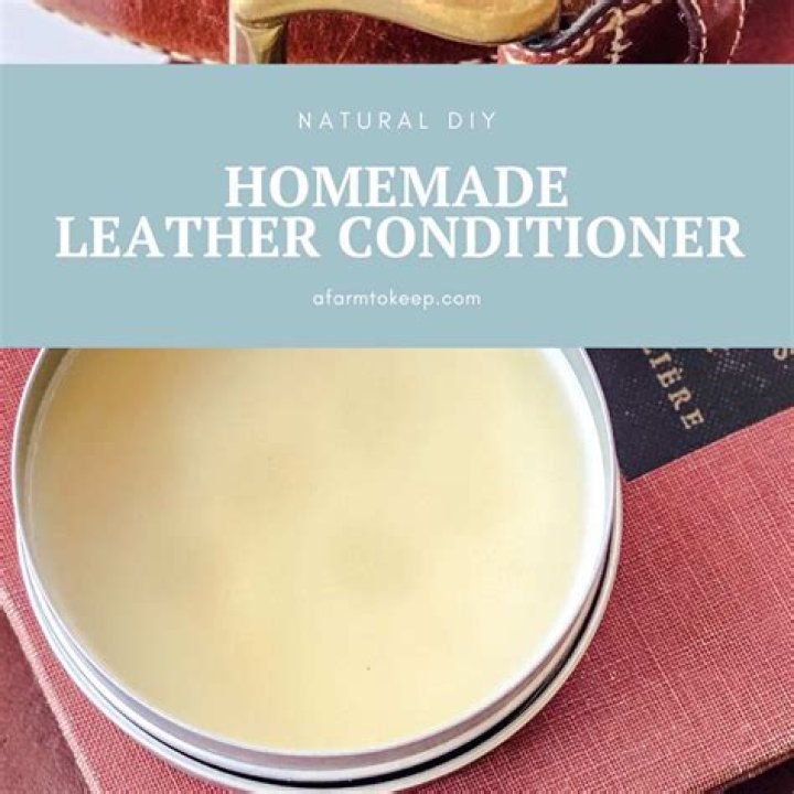 How do you make homemade leather conditioner