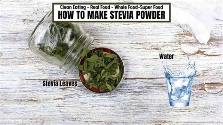 How do you make powdered stevia leaves