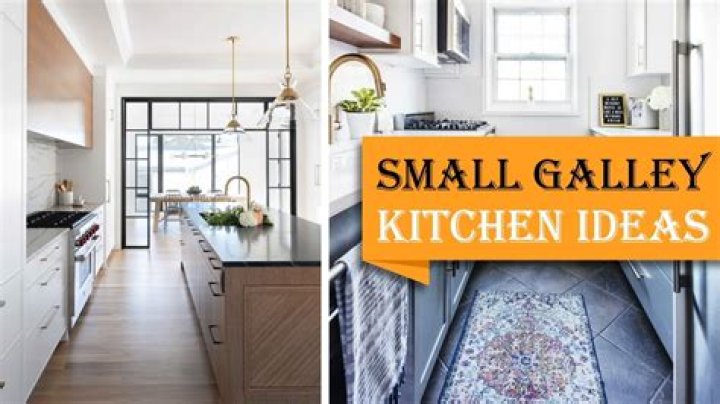 How do you maximize a small galley kitchen