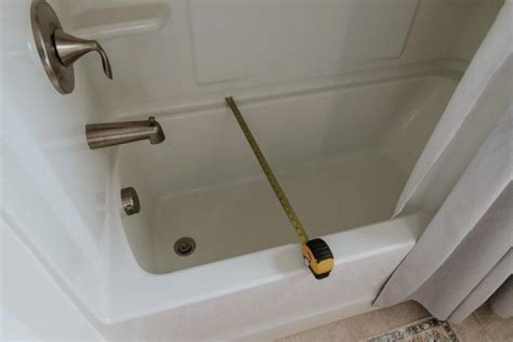 How do you measure a bathtub