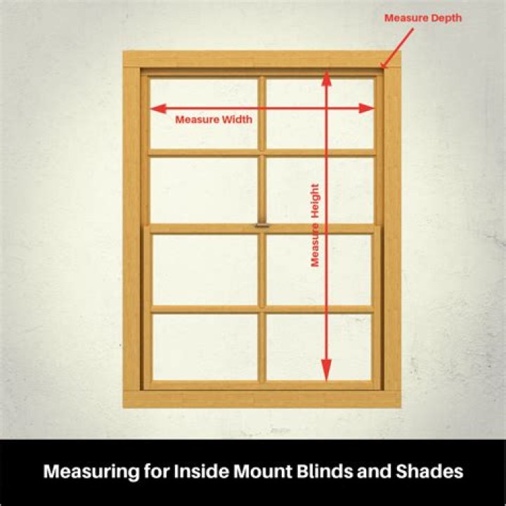 How do you measure for bamboo blinds