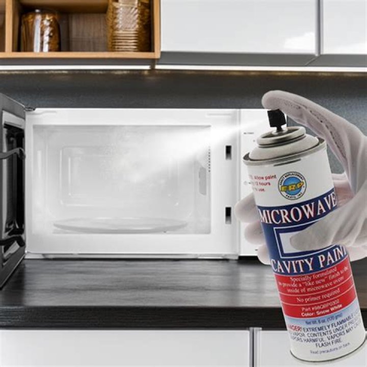 How do you paint a microwave cavity