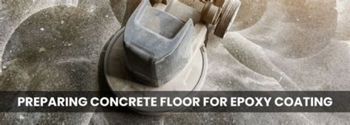 How do you prepare a concrete floor for epoxy coating