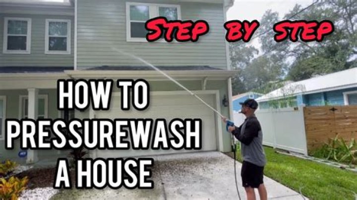 How do you pressure wash a screen enclosure