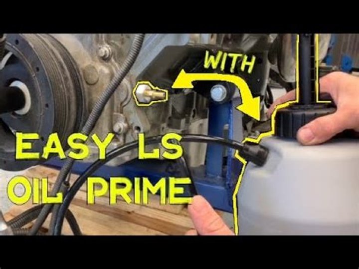 How do you prime an oil line