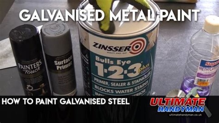 How do you prime galvanized steel
