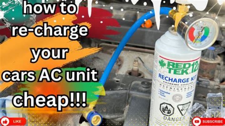 How do you recharge the AC in a Dodge Caravan