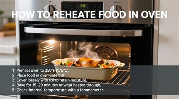 How do you reheat meat in a steam oven