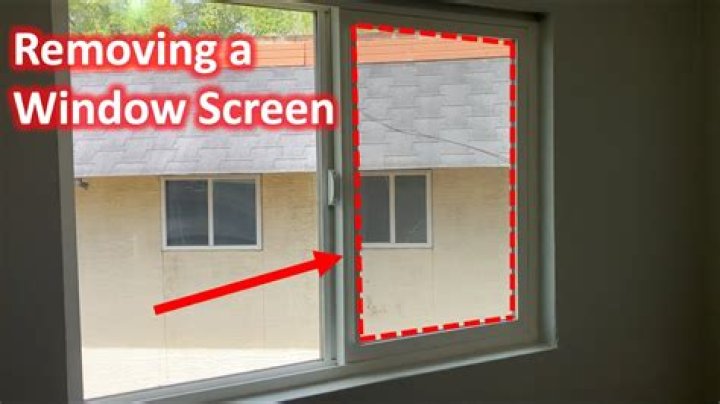 How do you remove a hinged window