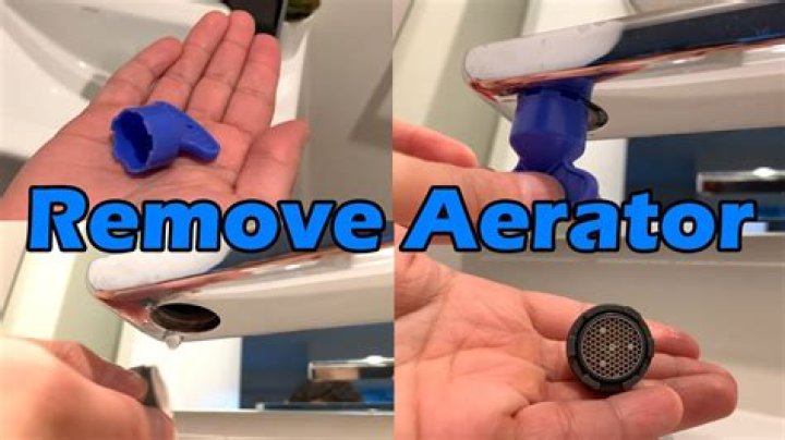 How do you remove an aerator