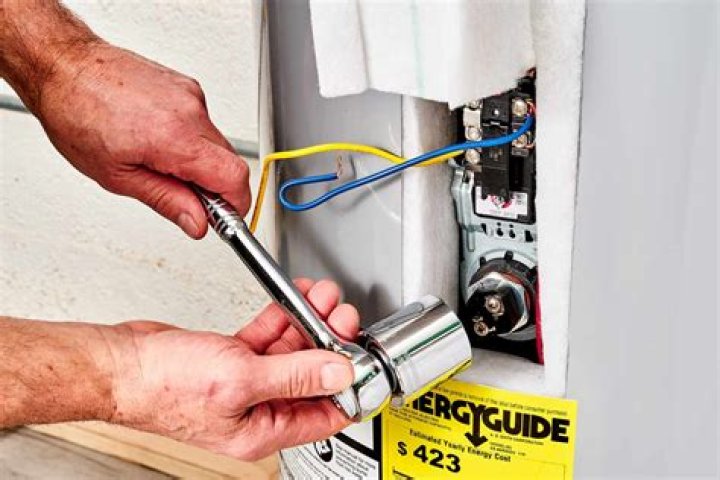 How do you remove an element from a hot water heater