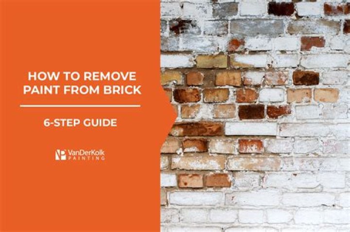 How do you remove old paint from brickwork