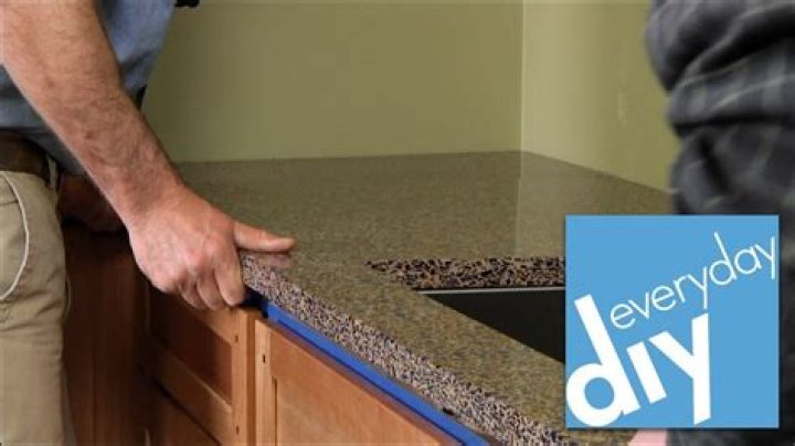 How do you replace a countertop without replacing it