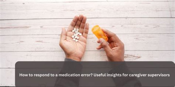 How do you respond to a medication error