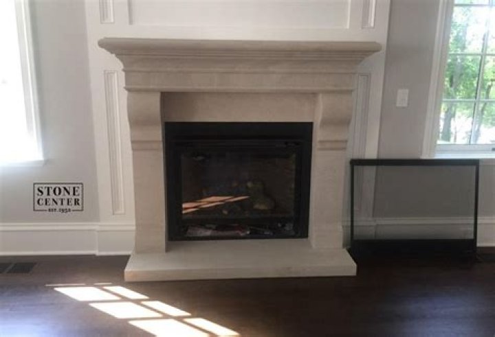 How do you restore a limestone fireplace
