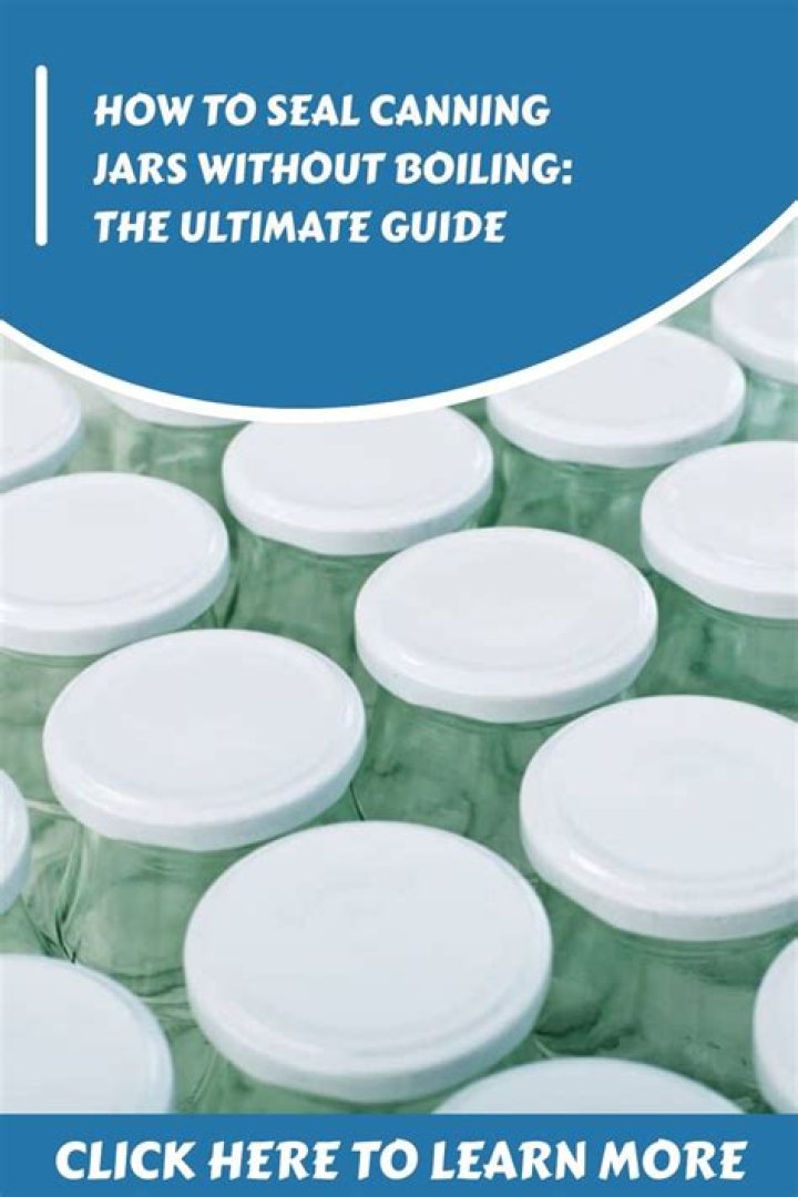 How do you seal a jar for selling