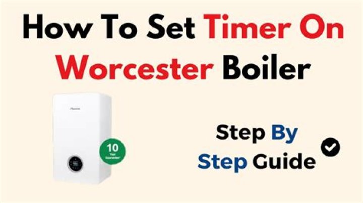 How do you set a mechanical timer on a boiler