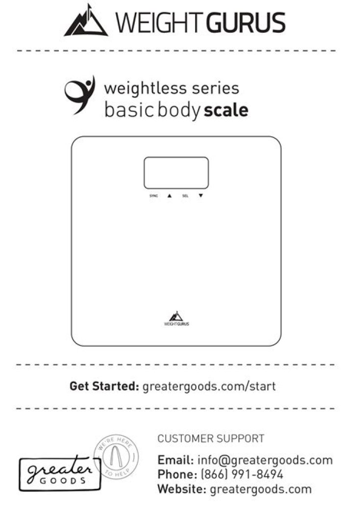 How do you set a weight gurus scale