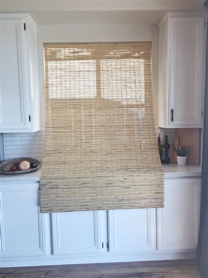 How do you shorten cordless Bamboo Roman shades