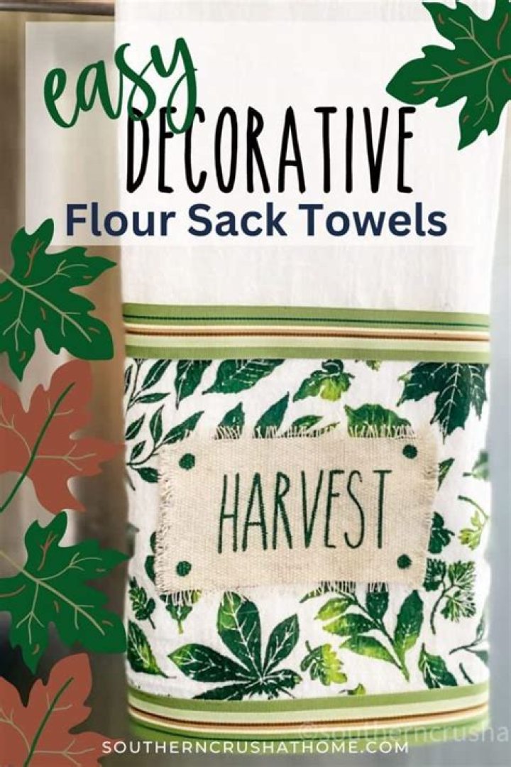 How do you soften a flour sack towel