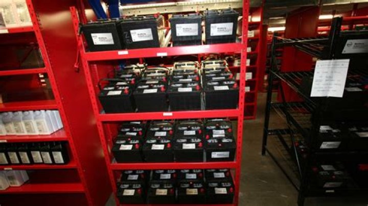 How do you store a car battery in storage