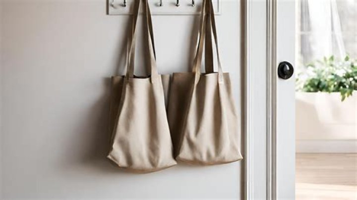 How do you store tote bags in a closet
