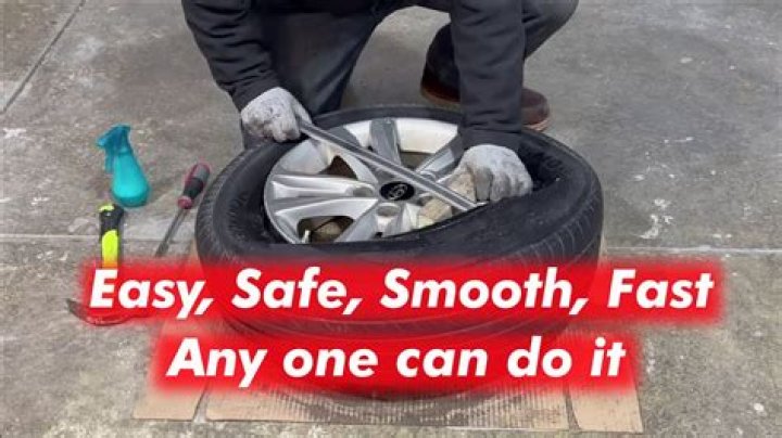 How do you take off a tire cap