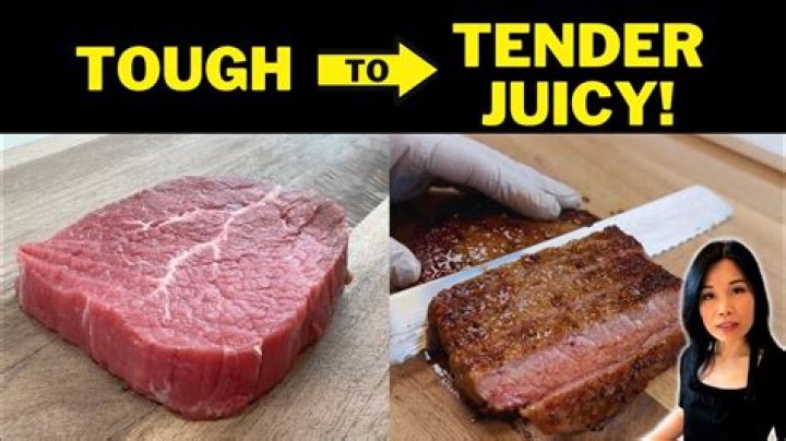 How do you tenderize eye of round steak