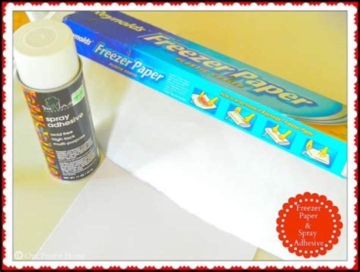 How do you transfer patterns using freezer paper
