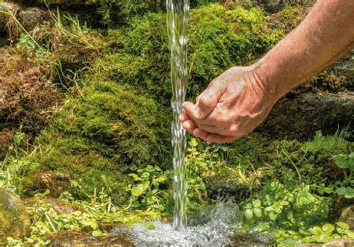 How do you use a spring water supply