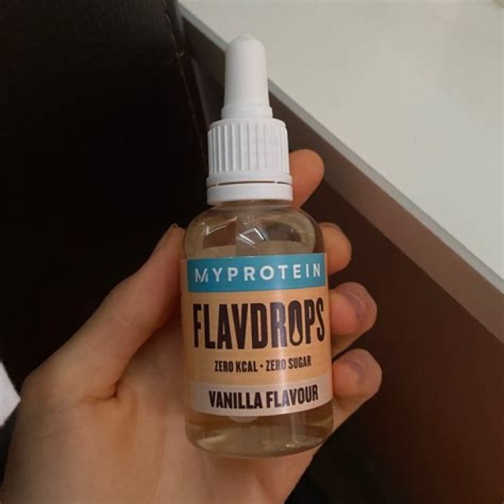 How do you use MyProtein Flavdrops
