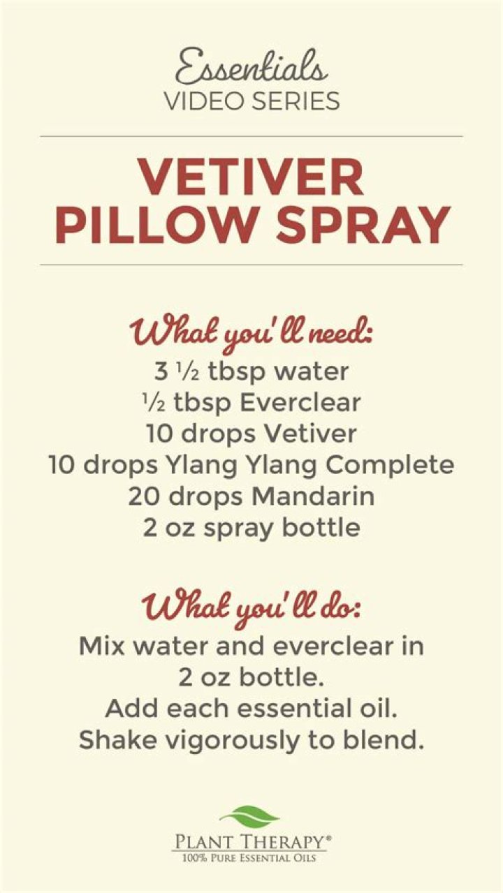 How do you use pillow spray