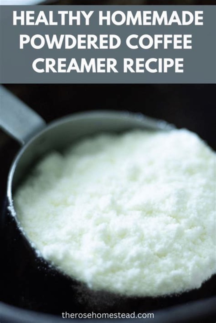 How do you use powdered coffee creamer