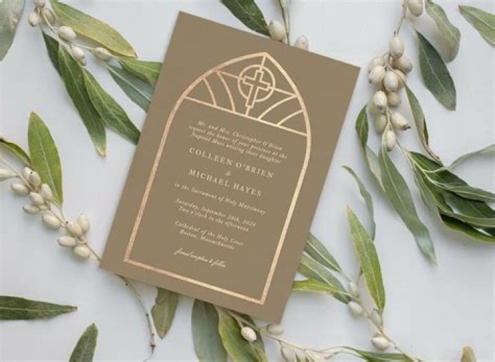 How do you word a Catholic wedding invitation